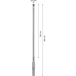 BOSCH Wiertła udarowe EXPERT SDS plus-7X 6,5 x 200 x 265 mm 2608900080