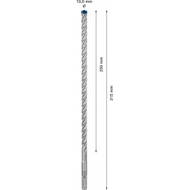 BOSCH Wiertła udarowe EXPERT SDS plus-7X 10 x 250 x 315 mm 2608900100