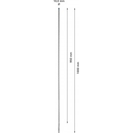 BOSCH Wiertło udarowe EXPERT SDS plus-7X 10 x 950 x 1000 mm 2608900104