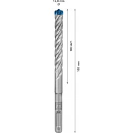 BOSCH Wiertła udarowe EXPERT SDS plus-7X 12 x 100 x 165 mm 2608900108