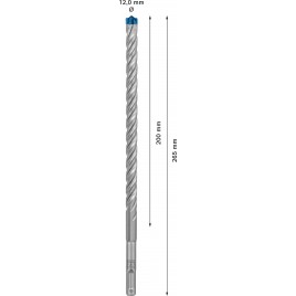 BOSCH Wiertła udarowe EXPERT SDS plus-7X 12 x 200 x 265 mm 2608900110