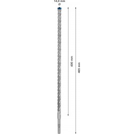 BOSCH Wiertła udarowe EXPERT SDS plus-7X 14 x 400 x 465 mm 2608900124