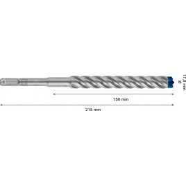 BOSCH Wiertła udarowe EXPERT SDS plus-7X 17 x 150 x 215 mm 2608900136