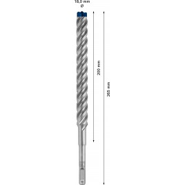 BOSCH Wiertła udarowe EXPERT SDS plus-7X 18 x 200 x 250 mm 2608900138