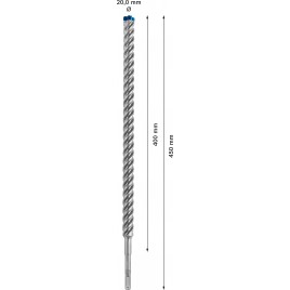 BOSCH Wiertła udarowe EXPERT SDS plus-7X 20 x 400 x 450 mm 2608900143