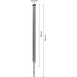 BOSCH Wiertła udarowe EXPERT SDS plus-7X 22 x 400 x 450 mm 2608900147