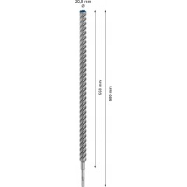 BOSCH Wiertła udarowe EXPERT SDS plus-7X 25 x 550 x 600 mm 2608900152