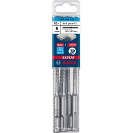 BOSCH Wiertło udarowe EXPERT SDS plus-7X 5 x 100 x 165 mm, 10 szt. 2608900158