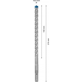 BOSCH Wiertło udarowe EXPERT SDS plus-7X 10 x 150 x 215 mm, 10 szt. 2608900171