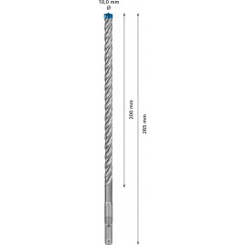 BOSCH Wiertło udarowe EXPERT SDS plus-7X 10 x 200 x 265 mm, 10 szt. 2608900172