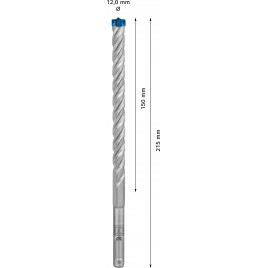 BOSCH Wiertło udarowe EXPERT SDS plus-7X 12 x 150 x 215 mm, 10 szt. 2608900174