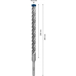 BOSCH Wiertło udarowe EXPERT SDS plus-7X 16 x 200 x 265 mm, 10 szt. 2608900177