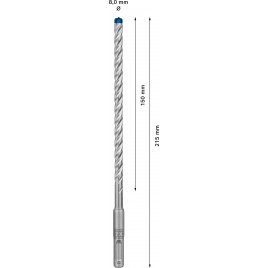 BOSCH Wiertło udarowe EXPERT SDS plus-7X 8 x 150 x 215 mm, 30 szt. 2608900184