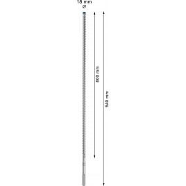 BOSCH Wiertło udarowe EXPERT SDS max-8X 18 x 800 x 940 mm 2608900224
