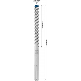 BOSCH Wiertło udarowe EXPERT SDS max-8X 20 x 200 x 320 mm 2608900228