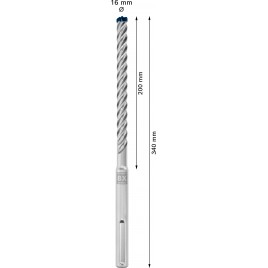 BOSCH Wiertło udarowe EXPERT SDS max-8X 16 x 200 x 340 mm, 5 szt. 2608900261