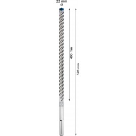 BOSCH Wiertło udarowe EXPERT SDS max-8X 22 x 400 x 520 mm, 5 szt. 2608900267