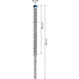 BOSCH Wiertło udarowe EXPERT SDS max-8X 32 x 400 x 520 mm, 5 szt. 2608900270