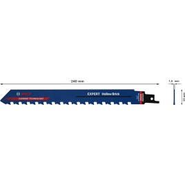 BOSCH Brzeszczot do piły szablastej EXPERT 'Hollow Brick' S 1543 HM 1 szt. 2608900414