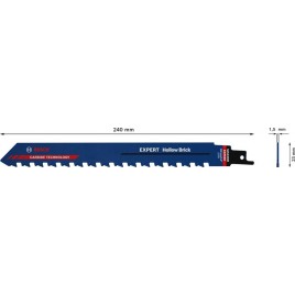 BOSCH Brzeszczot do piły szablastej EXPERT 'Hollow Brick' S 1543 HM, 10 szt. 2608900416