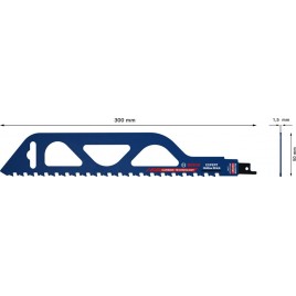 BOSCH Brzeszczot do piły szablastej EXPERT 'Hollow Brick' S 1243 HM, 1 szt. 2608900417