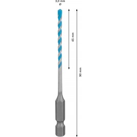 BOSCH Wiertło EXPERT HEX-9 MultiConstruction 3 x 45 x 90 mm 2608900569