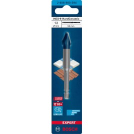 BOSCH Wiertło EXPERT HEX-9 HardCeramic 12 x 90 mm 2608900594