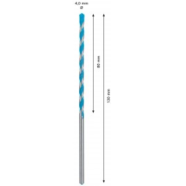 BOSCH Wiertła wielozadaniowe EXPERT CYL-9 MultiConstruction 4 x 80 x 130 mm 2608900605