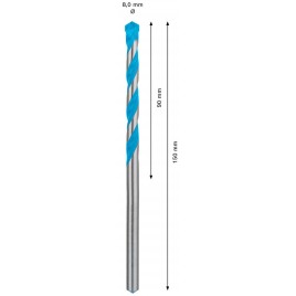 BOSCH Wiertła wielozadaniowe EXPERT CYL-9 MultiConstruction 8 x 90 x 150 mm 2608900622