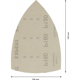 BOSCH Siatka szlifierska EXPERT M480, 100 x 150 mm, G 180, 10 szt. 2608900729