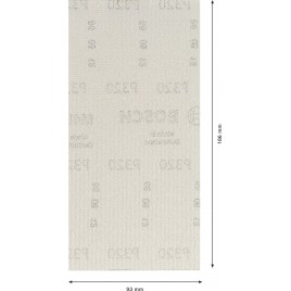 BOSCH Siatka szlifierska EXPERT M480, 93 x 186 mm, G 300, 10 szt. 2608900750