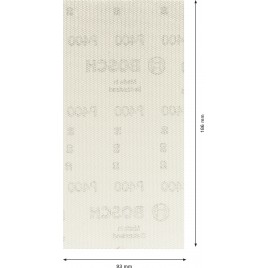 BOSCH Siatka szlifierska EXPERT M480, 93 x 186 mm, G 400, 10 szt. 2608900751