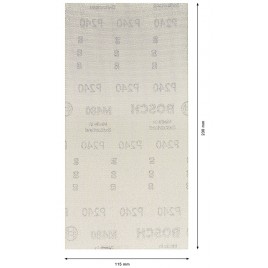 BOSCH Siatka szlifierska EXPERT M480 115 x 230 mm, G 240, 10 szt. 2608900767