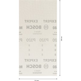 BOSCH Siatka szlifierska EXPERT M480 115 x 230 mm, G 320, 50 szt. 2608900774