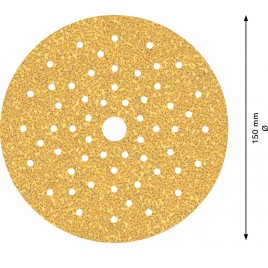BOSCH Papier ścierny EXPERT C470 z wieloma otworami, 150 mm, G 150, 50 szt. 2608901140