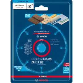 BOSCH Tarcze tnące EXPERT Carbide Multi Wheel 115 mm, 22,23 mm 2608901188