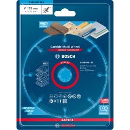 BOSCH Tarcze tnące EXPERT Carbide Multi Wheel 125 mm, 22,23 mm 2608901189