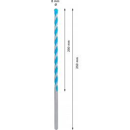 BOSCH Wiertło EXPERT CYL-9 MultiConstruction 8 x 200 x 250 mm 2608901484