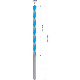 BOSCH Wiertła wielozadaniowe EXPERT CYL-9 MultiConstruction 12 x 200 x 250 mm 2608901486