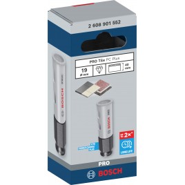 BOSCH Piła otwornica PRO Tile PC Plus, 19 mm, HS 2608901552