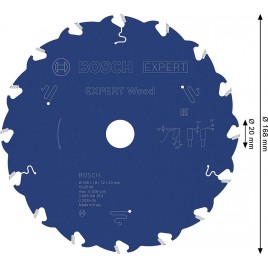 BOSCH Tarcza pilarska Expert for Wood 168 × 1,8/1,2 × 20 mm, T28 2608901873