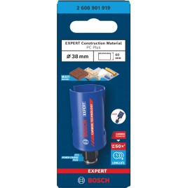 BOSCH Piła otwornica EXPERT Construction Material Power Change, 38 × 60 mm 2608901919