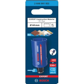 BOSCH Piła otwornica EXPERT Construction Material Power Change, 44 × 60 mm 2608901922
