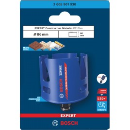 BOSCH Piła otwornica EXPERT Construction Material Power Change, 86 × 60 mm 2608901938