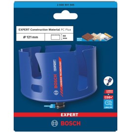 BOSCH Piła otwornica EXPERT Construction Material Power Change, 121 × 60 mm 2608901945