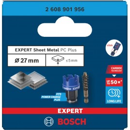 BOSCH Piła otwornica EXPERT Sheet Metal Power Change Plus, 27 × 5 mm 2608901956