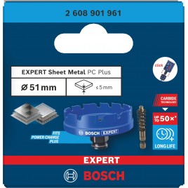 BOSCH Piła otwornica EXPERT Sheet Metal Power Change Plus, 51 × 5 mm 2608901961