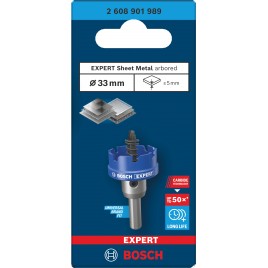 BOSCH Piła otwornica trzpieniowa EXPERT Sheet Metal, 33 × 5 mm 2608901989