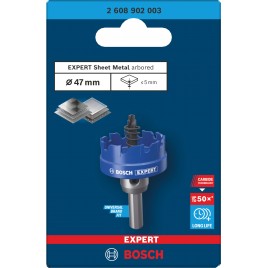 BOSCH Piła otwornica trzpieniowa EXPERT Sheet Metal, 47 × 5 mm 2608902003