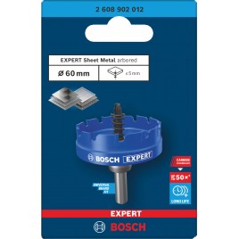 BOSCH Piła otwornica trzpieniowa EXPERT Sheet Metal, 60 × 5 mm 2608902012